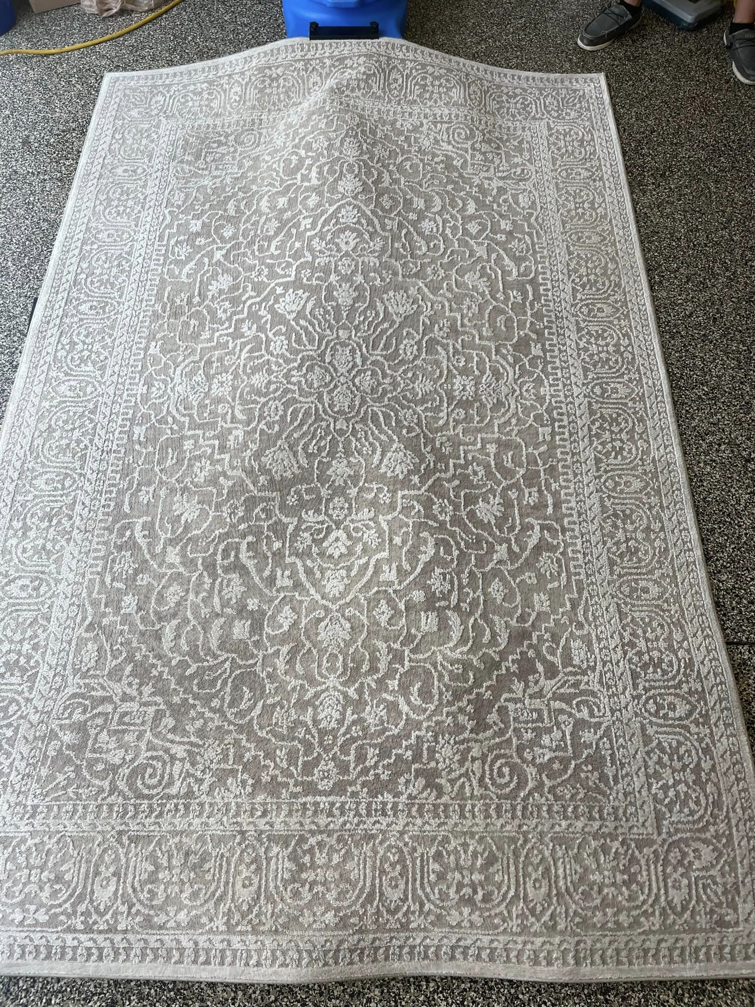 a rug on the floor